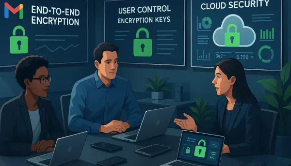 An Illustration for Exploring Google’s Advanced End-to-End Encryption in Gmail
