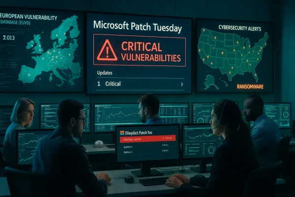 An Illustration for Microsoft Patch Tuesday- Key Vulnerabilities & Responses