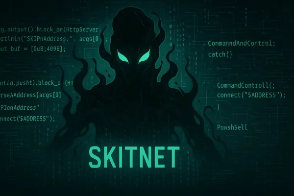 An Illustration for Understanding Skitnet- Evolving Malware Threats and Tactics